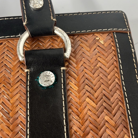 Vintage Michael Kors wicker Rattan leather Bag - slight wear Brown - Picture 6 of 10